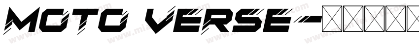 MOTO VERSE字体转换